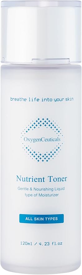 Nutrient Toner – Essence-Type Hydrating Toner for Dry Skin, Deep Moisture & Nourishing Care with Sodium Hyaluronate, Portulaca & Allantoin Extracts. 4.05 fl.oz (120ml)