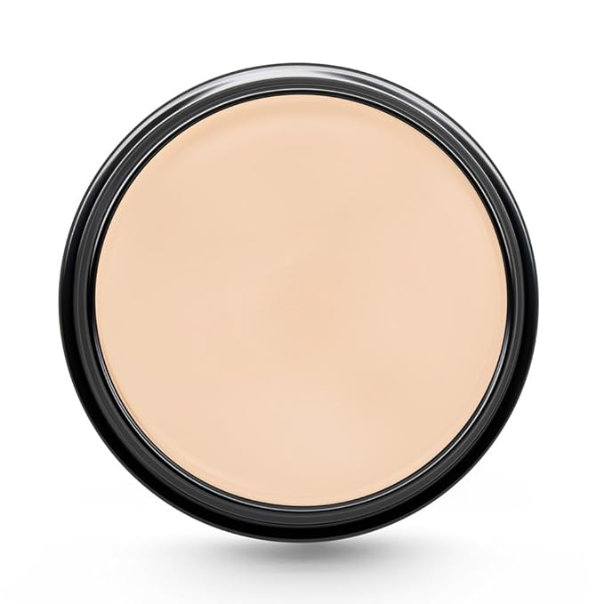 Graftobian HD Glamour Crème Foundation 1/2oz, Weightless Full Coverage Makeup, 65 Inclusive Shades, For All Skin Types, Natural or Full-Glam Looks, For Professionals and Beginners (Soft Peach)