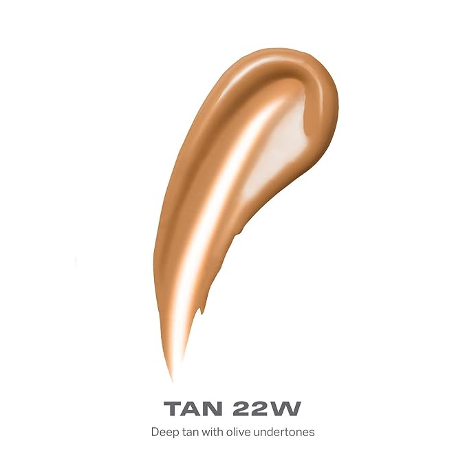 Morphe Lightform Dewy Foundation - Extended Hydration Foundation Makeup with a Lasting, Natural Radiant Finish - Long-Wearing Formula with Buildable, Medium Coverage - Tan 22W (1.01 fl oz)