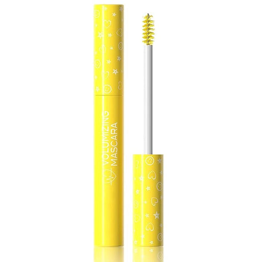 Yellow mascara Volumizing Lengthening Mascara Hypoallergenic Longwear and Smudge Resistant Liquid Lash Extensions Mascara Curling Defining Clump & Flake Free (07#)