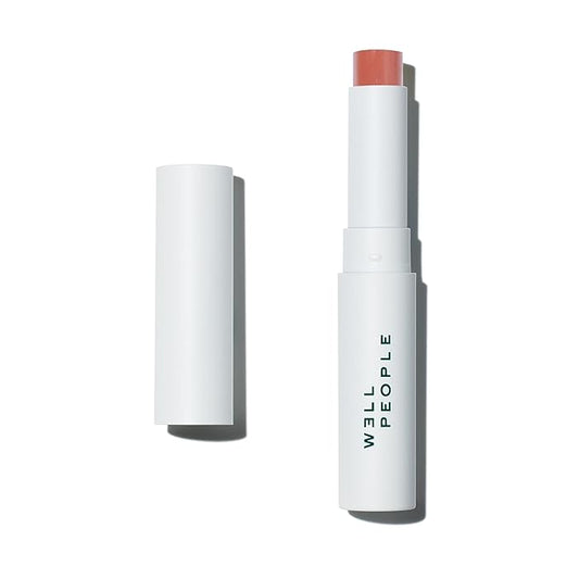 Well People Lip Butter SPF 15 Tinted Balm, Hydrating Lip Balm For Sun Protection & A Hint Of Color, Infused With Zinc, Vegan & Cruelty-free, Peach