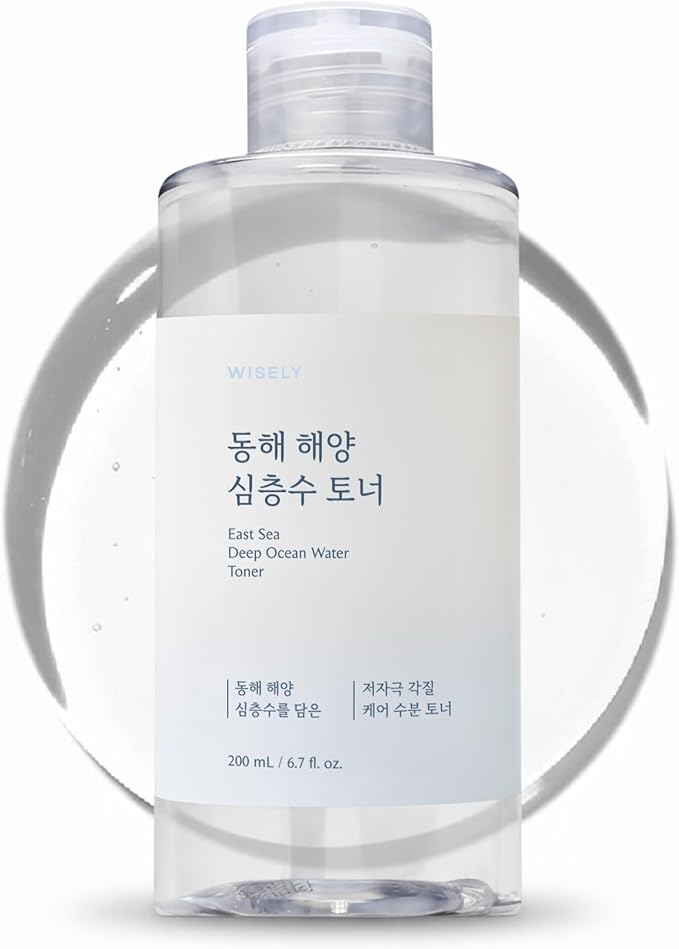 East Sea Deep Ocean Water Toner | Gentle Exfoliator, Calming, Hydrating and Moisturizing, Korean Skin Care Toner for Face, Korean Beauty for Men and Women (200ml / 6.7 fl. oz.)