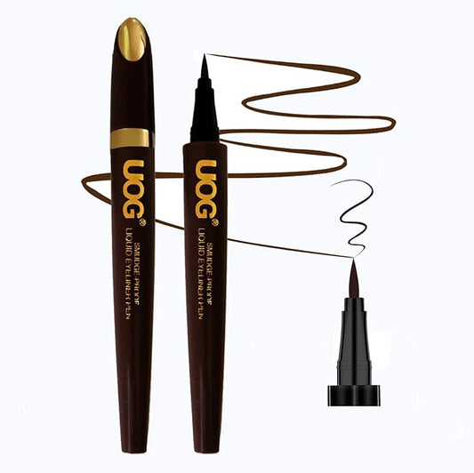 UOG (United One Liquid Eyeliner pen – Waterproof, Smudge-Proof & Long-Lasting (Up to 72 Hours), Quick-Dry. No Skip, Transfer-Resistant & Allergy-Free for Sensitive Eyes,Matte Finish.