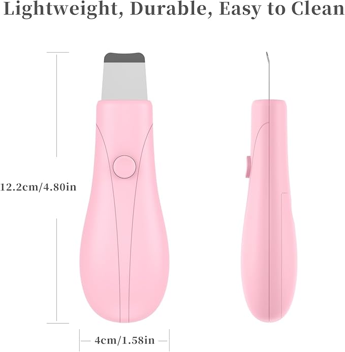 Blackhead Remover Tools, Black Head Remover for Face and Nose, Deep Pore Cleaner for Daily Skin Care, Skin Care Tools for Men and Women, Travel Blackhead and Whitehead Removal (Pink)