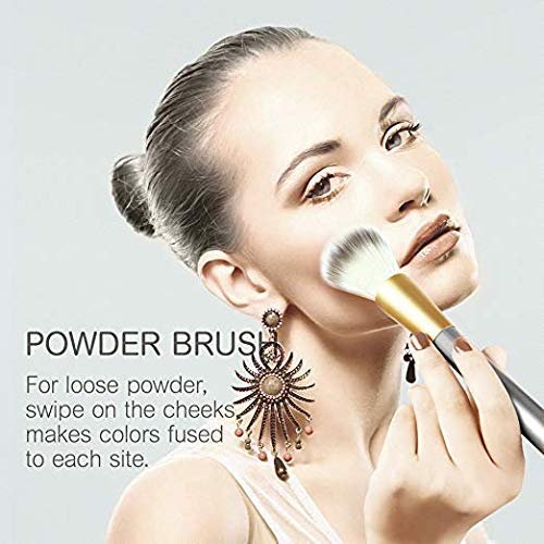 Makeup Brushes, Quality Make Up Brushes 28Pcs Makeup Brushes Set Professional & Beginner Make-up Sets & Case, Brushes & Sponges,Travel-Friendly Roll-up Beauty Gift Sets for Women, Girlfriend