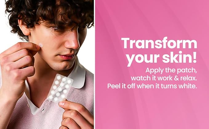 Hydrocolloid Healing Acne Care - Pimple Patches Acne Spot Treatment for Face and Skin - Korean skin care - Invisible & Concealable Zit Treatment Stickers