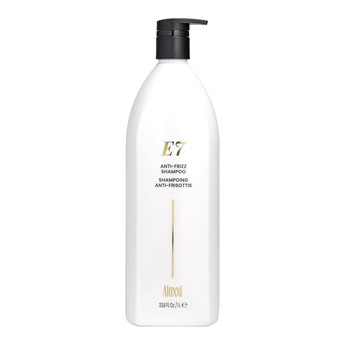 ALOXXI E7 Anti-Frizz Shampoo for Color-Treated Dry Damaged Hair Moisturizing & Strengthening with Cleansing Oils & Antioxidants, 33.8 Fl Oz