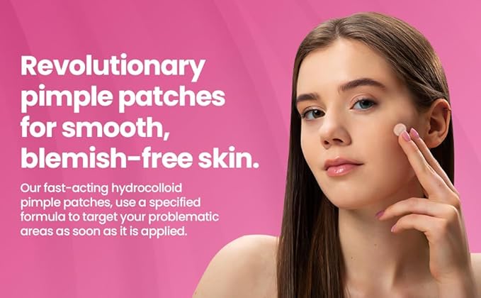 Hydrocolloid Healing Acne Care - Pimple Patches Acne Spot Treatment for Face and Skin - Korean skin care - Invisible & Concealable Zit Treatment Stickers