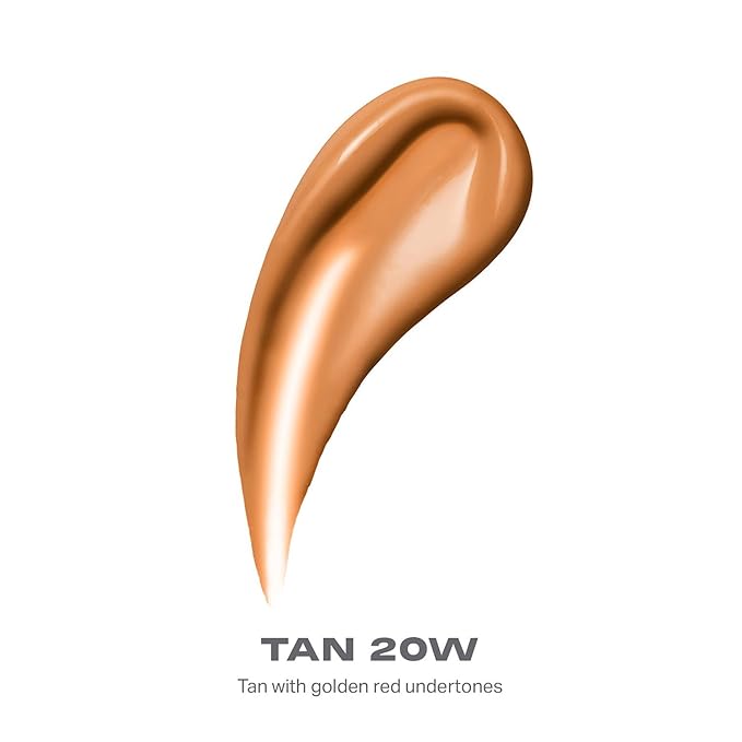 Morphe Lightform Dewy Foundation - Extended Hydration Foundation Makeup with a Lasting, Natural Radiant Finish - Long-Wearing Formula with Buildable, Medium Coverage - Tan 20W (1.01 fl oz)