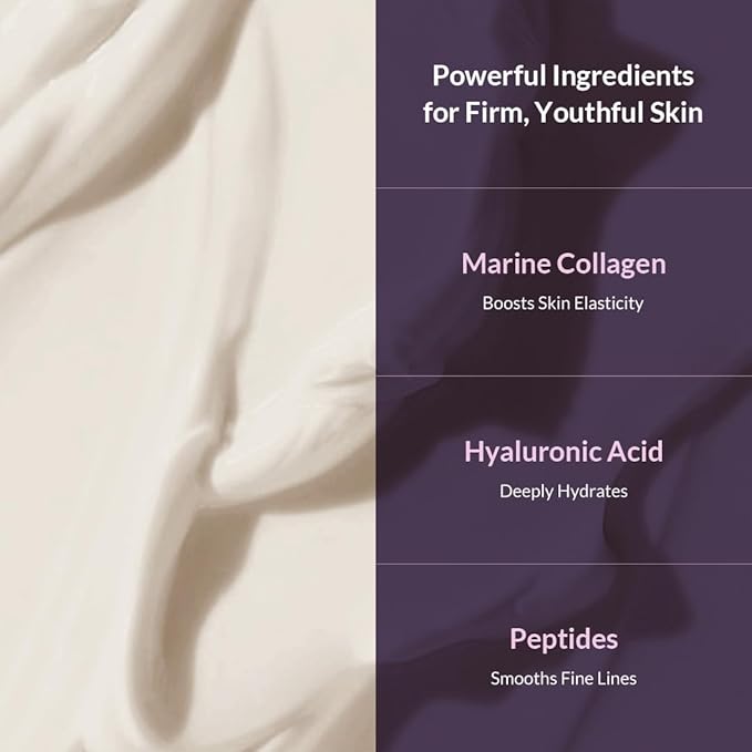 MIZON Collagen Line. Collagen Power Firming Enriched Cream, Korean skincare, wrinkle care, firm skin, anti aging (1.69 FL oz)