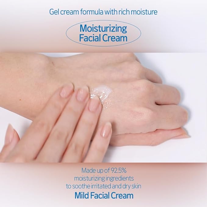 ETUDE Soonjung Hydro Barrier Cream Tube Type, Face Moisturizer for Sensitive Skin, Moisturizing and Soothing Cream, 92.2% Hydrating Ingredients, Low pH Level 5.5, Korean Skin Care, Beauty (2.53 Fl Oz)