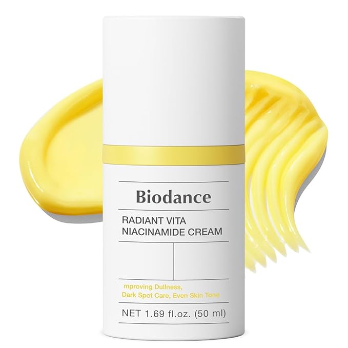 BIODANCE Radiant Vita Niacinamide Cream, Brightening, Dark Spot Correcting Facial Moisturizer, Korean Skincare | 1.69 fl.oz, 50ml