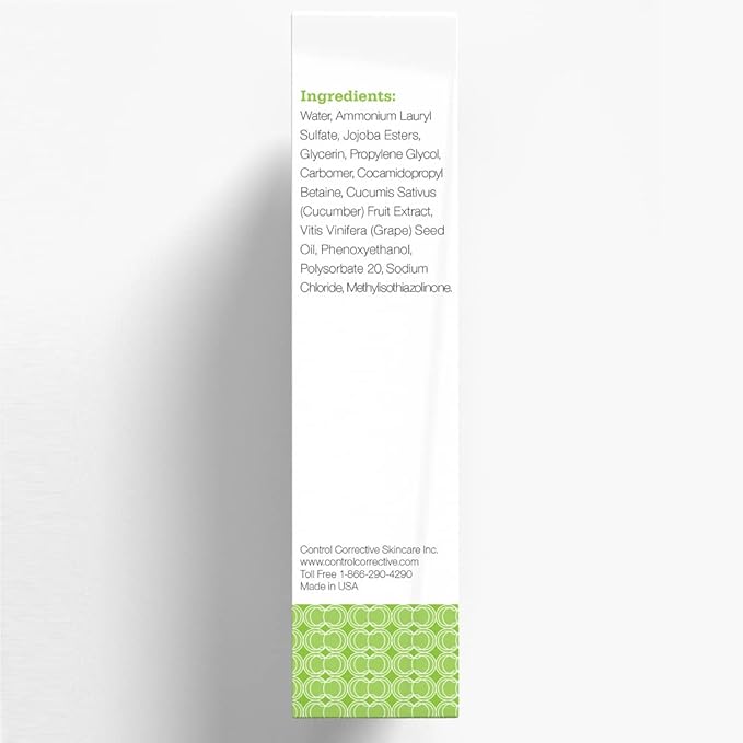 CONTROL CORRECTIVE Cucumber Bead Cleanser, 6.7 Oz - Modern, Refreshing, Gentle Scrub, All Skin Types, Gentle Daily Exfoliation With Natural Jojoba Beads, Sloughs Off Dirt & Oil, Luxurious Body Polish