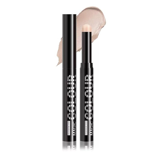 Nude Beige Eyeshadow Stick, Matte Cream Eyeshadow Pencil, High Pigment Waterproof Long Lasting Eye Shadow Pen, Women Multi-Dimensional Eye Highlighter Stick (01#)