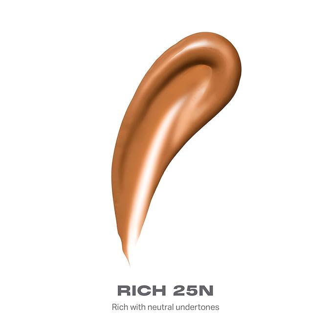 Morphe Lightform Dewy Foundation - Extended Hydration Foundation Makeup with a Lasting, Natural Radiant Finish - Long-Wearing Formula with Buildable, Medium Coverage - Rich 25N (1.01 fl oz)