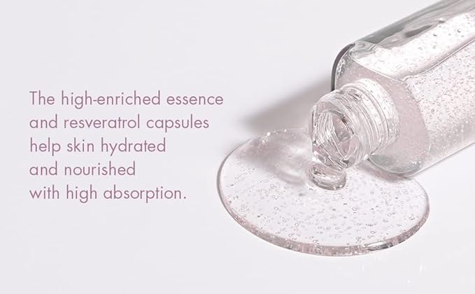 leegeehaam Dr.Ceuracle Vegan Active Berry First Essence - Antioxidant Hydrating Serum with Resveratrol Capsules for Rejuvenation (150ml / 5.07 fl. oz.)