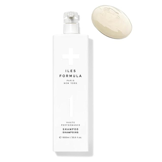 ILES FORMULA Shampoo for Dry, Damaged, Frizzy or Color Treated Hair - Hydrating, Sulfate Free Shampoo – Salon Grade, Color Safe, Moisturizing Formula that Controls Humidity & Boosts Shine