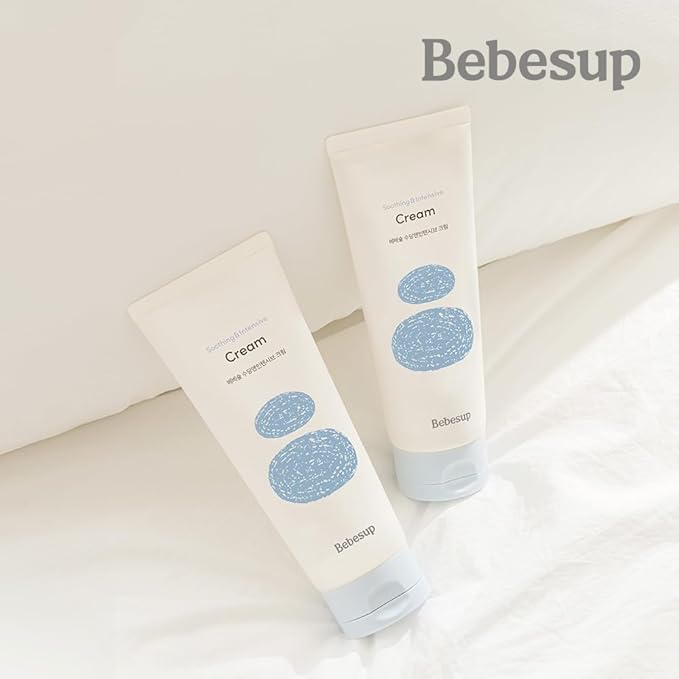 BEBESUP- 100-Hour Moisture Barrier Baby Cream | Korean Skincare for Sensitive & Atopic Skin Ceramide Capsule Organic Rice-Infused Hypoallergenic Dermatologist Approved 6.76 fl oz