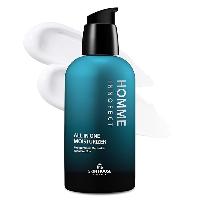 The Skin House Homme Innofect All In One Moisturizer [Korean Skin Care, for men,Moisturizer,Lightweight Formula, Deep Hydration 130ml,4.4fl.oz]