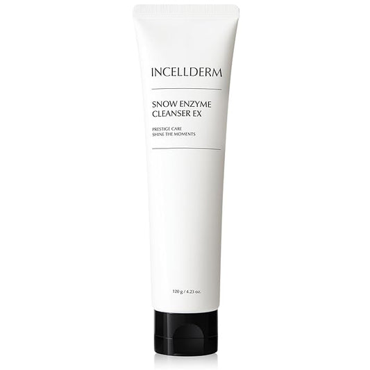 INCELLDERM Snow Enzyme Cleanser, Makeup Remover, K-beauty Cleansing Foam 120g