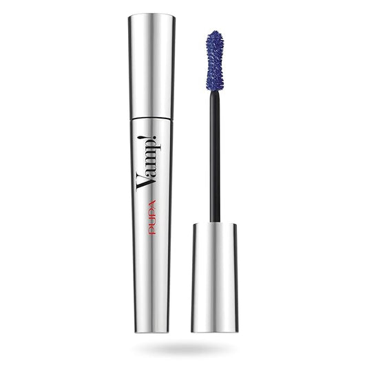 PUPA Milano Vamp! Mascara - For Voluminous And Dramatic Eyelashes Max Lengthening Defining Formula Adds Instant Impact Boost Your Eye Allure With Long, Thick Lashes 300 Deep Night 0.32 Oz, I0111594