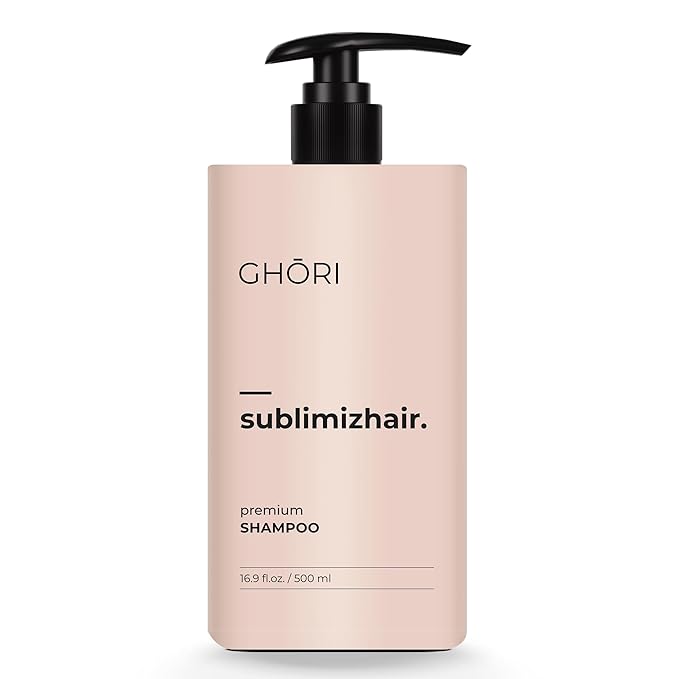 Sublimizhair Korean Herbal Shampoo for Dry & Damaged Hair | Hanbang Formula with Ginseng, Licorice & Tea Extracts | Gentle Scalp Cleansing | pH Balanced Shampoo | 500 ml / 16.9 fl oz