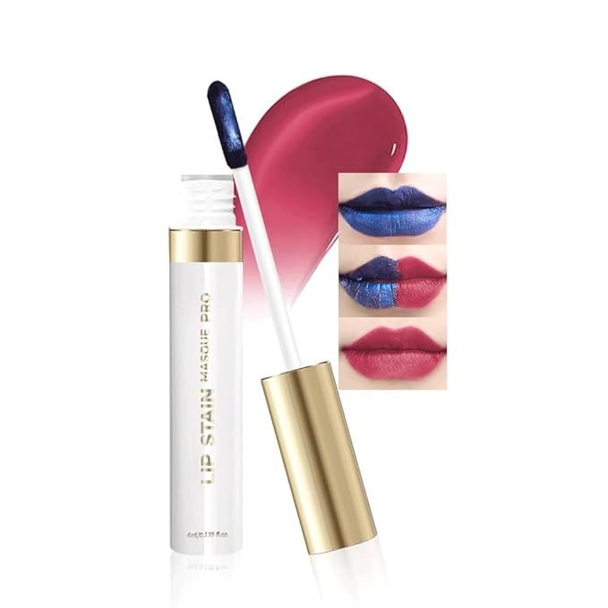 Lip Liner - Peel Off Lip Stain | Long Lasting Matte Lip Tattoo | Transfer Proof, Hydrating Formula with Hyaluronic Acid & Vitamin E | Vegan & Cruelty-Free | for All Skin Types(5#Rosy - Brown)