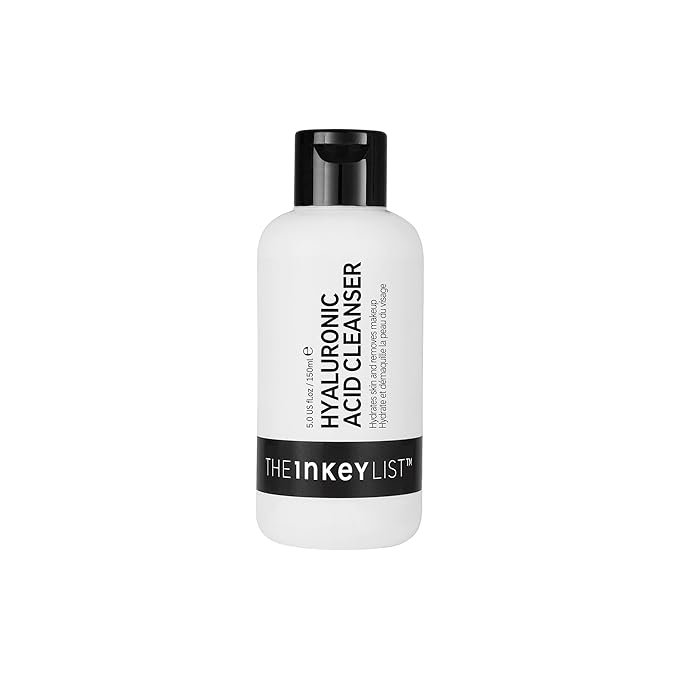 The INKEY List Hyaluronic Acid Cleanser, Daily Hydrating Face Cleanser, Helps Hydrate Skin and Lock In Moisture, Removes Makeup, For All Skin Types, 5 fl oz