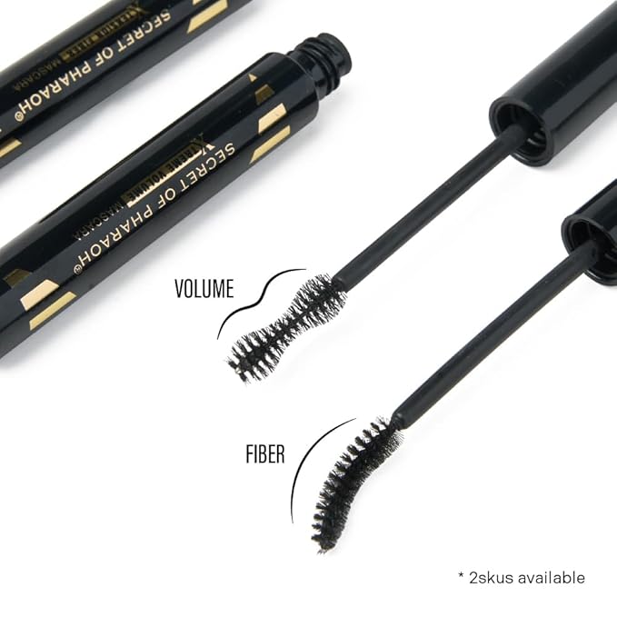 Xtension Fiber Mascara for the the 3D Lash Effect - Lengthening Mascara with Curling Lashes, Full and Lightweight Lashes, Flake proof and Water-resistant Formula, Cruelty Free