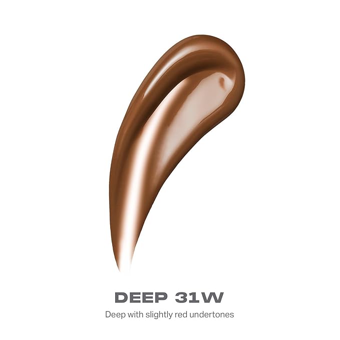 Morphe Lightform Dewy Foundation - Extended Hydration Foundation Makeup with a Lasting, Natural Radiant Finish - Long-Wearing Formula with Buildable, Medium Coverage - Deep 31W (1.01 fl oz)