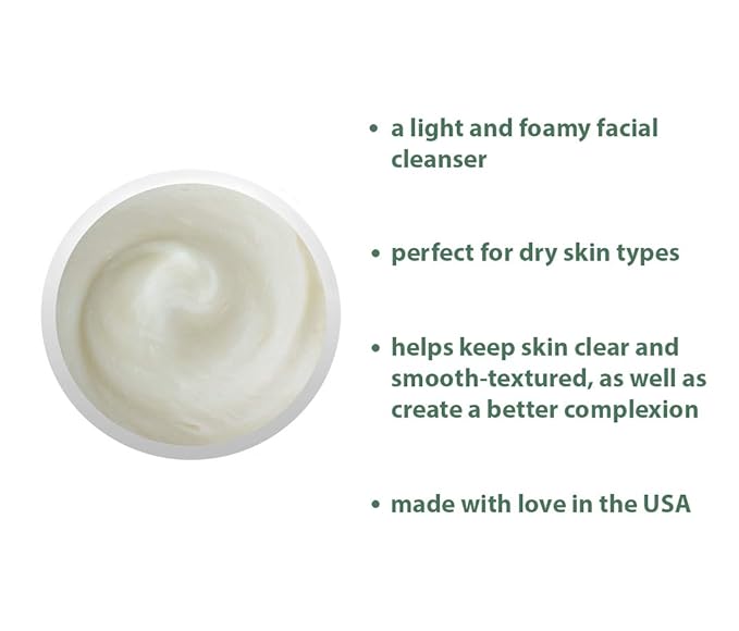 Raya Silky Cleanser (R-114) Daily Hydrating Facewash | Chamomile & Seaweed Extract Facial Cleanser for Dry Skin | Oil-Free, Clear & Smooth Skin Complexion | Light, Foamy Refining Facial Cleaner