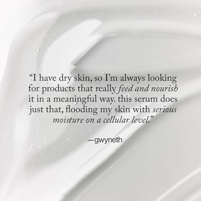 goop Beauty Exosome Hydration Therapy Serum | Hydrating Serum for Plump, Radiant, & Smooth Skin | Cica Leaf Exosomes, Red Sea Moss, & Polyglutamic Acid | 1.0 fl oz