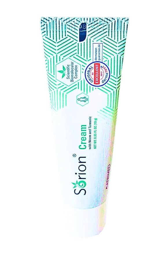 Sorion Cream for Comforting Dry Skin with Coconut Oil, Neem, Turmeric and Vitamin E - Travel-Size Version