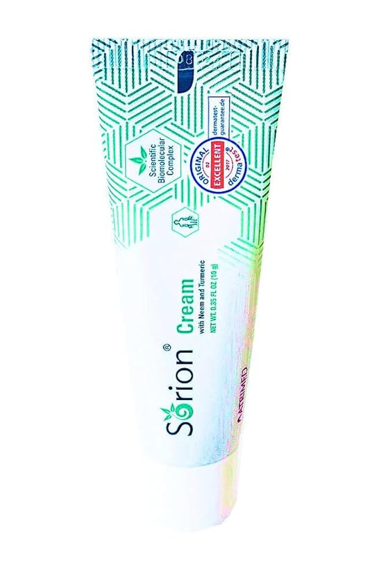 Sorion Cream for Comforting Dry Skin with Coconut Oil, Neem, Turmeric and Vitamin E - Travel-Size Version