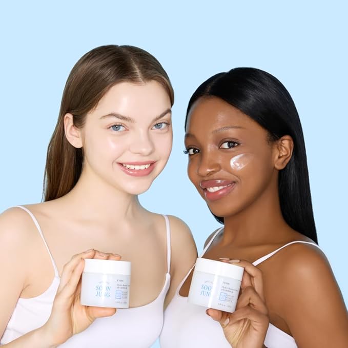 ETUDE Soonjung Hydro Barrier Cream Big Size, Face Moisturizer for Sensitive Skin, Moisturizing and Soothing Cream, 92.2% Hydrating Ingredients, Low pH Level 5.5, Korean Skin Care, Beauty (4.39 Fl Oz)