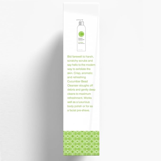 CONTROL CORRECTIVE Cucumber Bead Cleanser, 6.7 Oz - Modern, Refreshing, Gentle Scrub, All Skin Types, Gentle Daily Exfoliation With Natural Jojoba Beads, Sloughs Off Dirt & Oil, Luxurious Body Polish