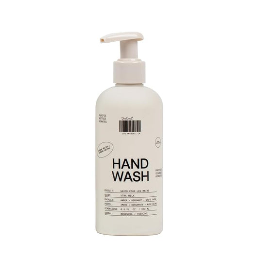 DedCool Xtra Milk Hand Wash | Moisturizing Gentle Cleanser | Squalane, Aloe & Marshmallow Root | Non-Toxic, Vegan, Carbon-Neutral | Soft, Hydrating Formula | 8.5 fl oz