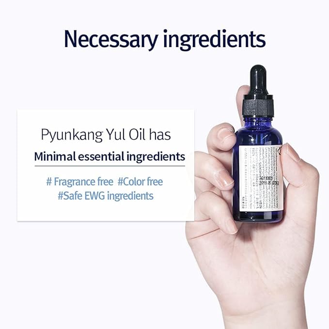 Pyunkang Yul PKY Facial Oil for All Skin Types - 100% Natural Vitamin E From Shea Butter, Pure Vitamin C from Lemon & Bergamot, Lavender & Rosemary Leaf Oil Calm Irritated Skin 0.9 Fl. Oz