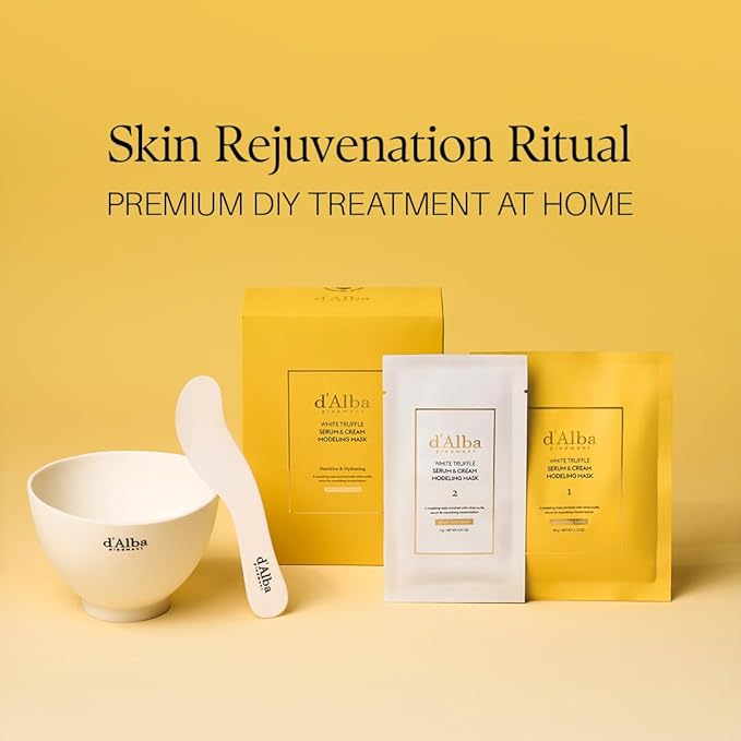 d'alba Piedmont White Truffle Serum & Cream Modeling Mask (Nutritive/Hydrating)
