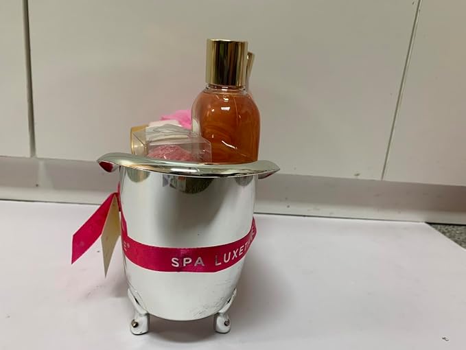 spa luxetique Gift Set For Women, Bath Sets for Women Gift, 8 Pcs Rose Spa Basket Includes Bubble Bath, Shower Gel, Body Lotion, Birthday Spa Gifts, Mother‘s Day Gifts for Mom