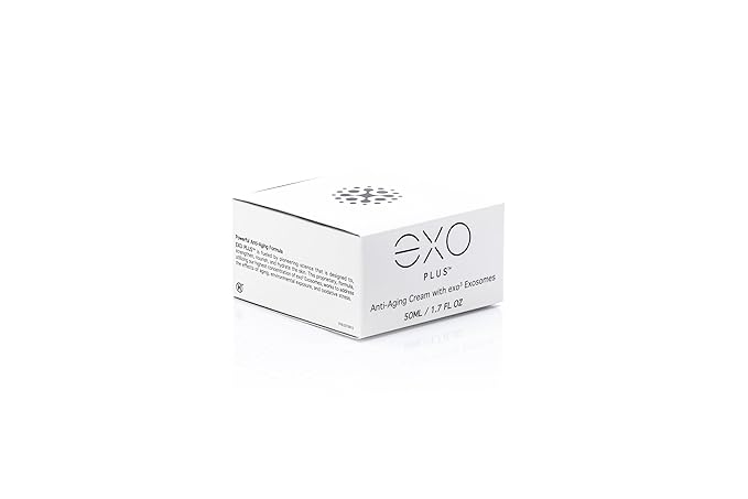 EXO PLUS™ by Exoceuticals Anti-Aging Cream with Exosomes - Hyaluronic Acid, Aloe - Luxury Beauty Face Moisturizer for Sensitive Skin - Premium Hydrating & Firming Exosome Skin Care | 50ML | 1.7 fl oz