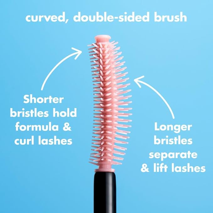 e.l.f. Lash 'N Roll Mascara, Curling Mascara For Visibly Lifted Lashes, Lifts & Separates Lashes. Long-Lasting Formula, Vegan & Cruelty-Free, Deep Brown
