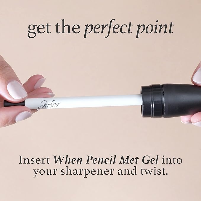 Julep When Pencil Met Gel Sharpenable Multi-Use Longwear Eyeliner Pencil -Smoky Taupe Shimmer - Transfer-Proof - High Performance Liner.