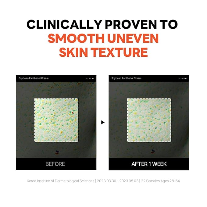 ROUND LAB Soybean Panthenol Cream 2.71 Fl Oz, 120-Hour Deep Hydration and Skin Barrier Repair Moisturizer with Nano Niosome Panthenol, Improves Rough Texture, Locks in Moisture, Korean Skincare