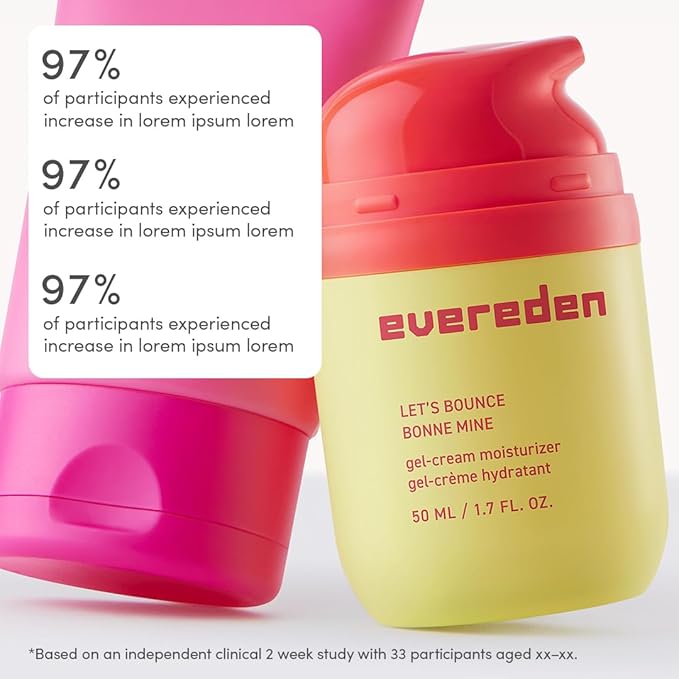 Evereden Let's Bounce Gel-Cream Preppy Skincare Moisturizer: Light, Non-Greasy Hydration for the Oily & Pimple-Prone - Redness-Calming Clean & Vegan Skin Care for Pre-teens, Teens 10-12 & Beyond