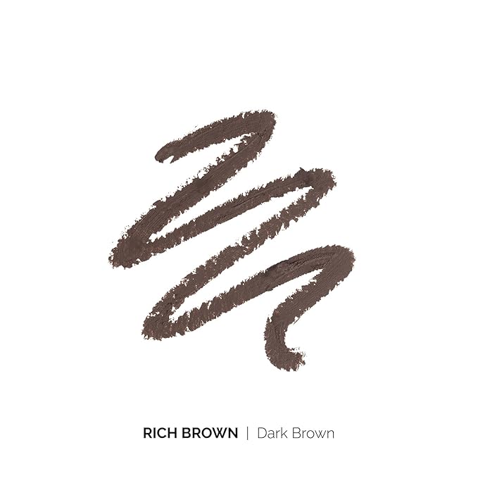 OFIR Waterproof Eye Pencil | Vegan, Cruelty-Free & Smudge-Proof | Creamy Gel Formula for Smooth Application | Long-Lasting, Full-Coverage, Precise Eyeliner Pencil (Rich Brown - Warm Brown)