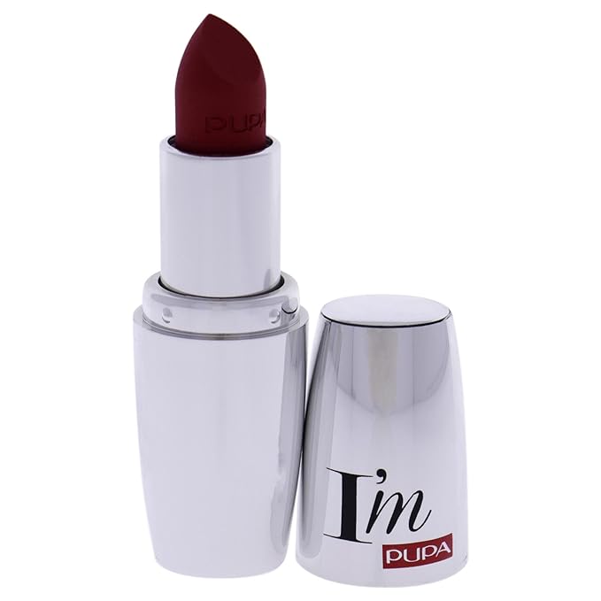 Pupa Milano I Am Matt Pure Colour Lipstick - 072 Velvet Ruby for Women - 0.123 oz Lipstick
