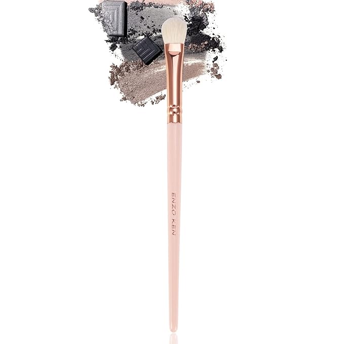 Natural Goat Hair Eyeshadow Brush, Large Smudge Eye Shadow Brush, Shader Eye Shadow Brushes, Single Natural Hair Makeup Brush, Single Eyeshadow Blending Brush.