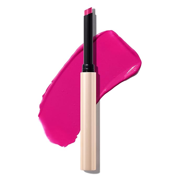 MAKE Beauty Cream Supreme Long-Lasting Lipstick. High Impact Hydrating Lip Color with Emollient Moisturizing Formula. Creamy Semi-Glossy Lipstick - Shade, Fluorescence