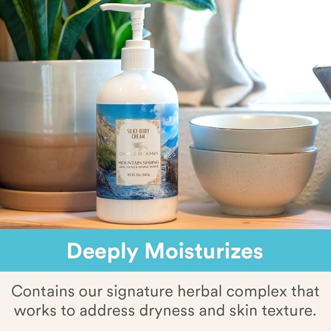 Camille Beckman Hand and Body Duet Set, Silky Body and Glycerine Hand Cream, Mountain Spring